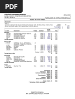 Análisis de Precio Unitario ESTRUCTURA