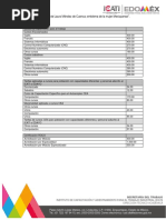 Icati PDF Tarifas Capacitación para El Trabajo