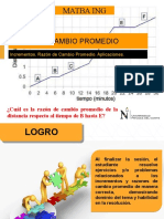 13 - Razon de Cambio Promedio