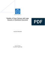 Power Systems Stability With Distributed Generation PDF