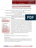 A Recent Review On Nasal Drug Delivery System