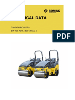 Technical Data: Tandem Rollers BW 100 AD-5, BW 120 AD-5