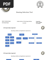 Bearing Selection Tool: Indian Institute of Technology, Bombay Oct 2019