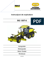 Instrucţiuni de Exploatare BG 120T-6 (70 0010)