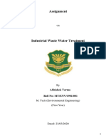 Assignment: Abhishek Verma Roll No: MT/ENV/1901/001