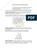 Alcaloides Derivados de Aminación Terpenos, Esteroides