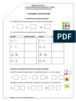 Actividades Con Francciones.