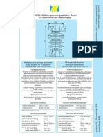 Metal Oxide Surge Arrester Metalloxidableiter