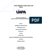 Tarea No. 1 Analisis de Estados Financieros