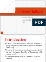 Congestive Heart Failure: Elias S. (MD+) March 2015 DBU