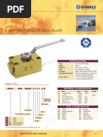 GPK2 PN 500: 2-Way High Pressure Ball Valves