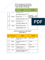 Jadwal Imam Dan Muadzin Shalat Dzuhur Berjamaah