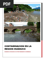 Contaminacion en La Region Huanuco