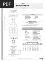 Gate Class 125 Bronze: CODE # 27 (AKH) Threaded