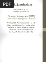 STM - BM 19-21 - Intro, Strategy & TOB