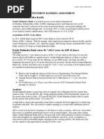 Investment Banking Assignment 2 (19BSP2845)