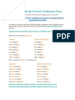 How To Make The Present Continuous Tense