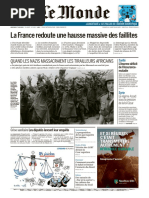 Journal LE MONDE Du Mercredi 17 Juin 2020