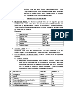 Magnitudes Físicas y Tabla de Conversiónes