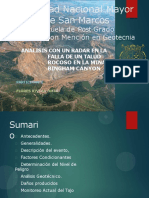 Análisis Con Un Radar en La Falla de Un Talud Rocoso