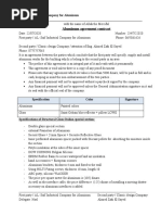 Aluminum Agreement Contract