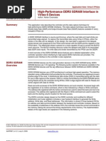 High-Performance Ddr3 Sdram Interface in Virtex-5 Devices: Application Note: Virtex-5 Fpgas