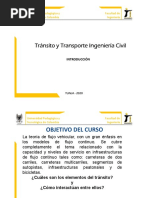 Tránsito y Transporte Ing. Civil Clase 1. Introducción TTC