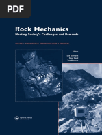 Rock Mechanics: Meeting Society's Challenges and Demands