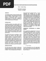 Manufacturing Flat Coil Configurations For Stepper Motors