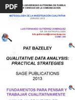 Metodología Cualitativa: Pat Bazeley