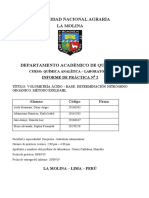 Informe N 2 - Quimica Analitica