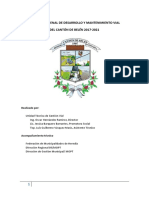 Plan Quinquenal de Mantenimiento Vial Belén 2017-2021 PDF