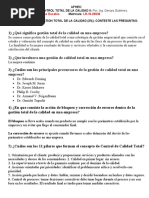 2020 Ejercicio Unidad 5 Gestion Total de La Calidad