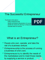 EV - 10.1 Characteristics of A Successful Entrepreneurs1