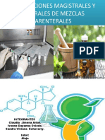 Preparaciones Magistrales Y Centrales de Mezclas Parenterales