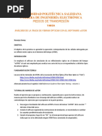 Tarea de Análisis de Tramos de FO con-uOTDR PDF