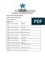 Informe de Proyecto de Investigación Formativa y Responsabilidad Social