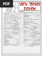 English Tenses Review Practice 5th