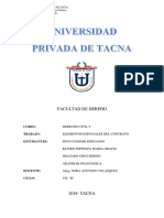 Elementos Esenciales Del Contrato PDF