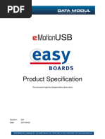 eMotionUSB Specification 12019111