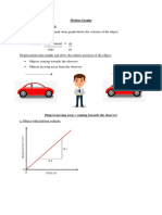 Motion Graphs Displacement-Time Graphs