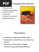 Types of Temperature Sensors