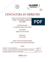 LI Cenciatura en Derecho: Módulo 7. Procedimiento Administrativo. Clave: DEPA