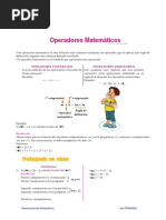 Tema 2 Operadores Matemáticos PDF