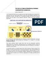 Los Elementos de La Tabla Periódica Forman Compuestos Químicos