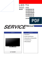 Samsung Ua32eh50x0r 40eh50x0r Ua42eh5000r Ua46eh50x0r-50eh50x0r Ua22es500xr Chassis U73a 74pages