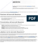 Mercados Financieros - Definición, Qué Es y Concepto - Economipedia