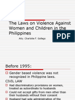 The Laws On Violence Against Women and Children in The Philippines