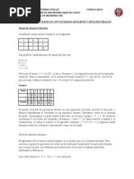 Operaciones Basicas Con Numeros Binarios y Hexadecimales