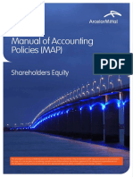 Manual of Accounting Policies (MAP) : Shareholders Equity